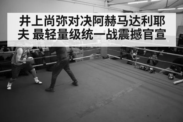 井上尚弥对决阿赫马达利耶夫 最轻量级统一战震撼官宣